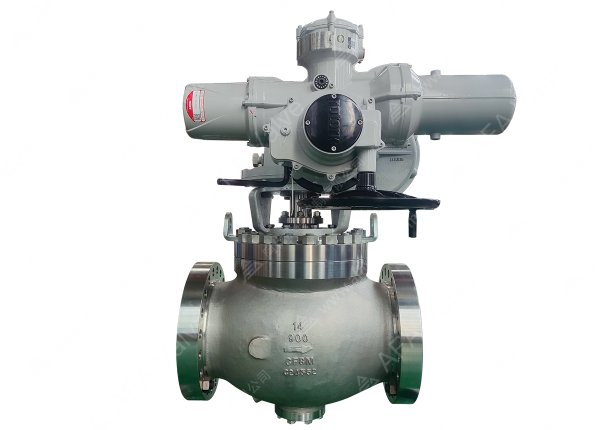 14" 900磅 CF8M材质 顶装硬密封耐磨C型球阀
