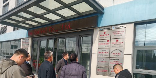 日本九门制作所株式会社 率队到J9国际站登录流体控制有限公司考察调研